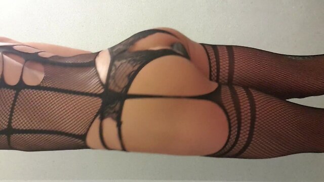 Double penetration in sexy lingerie