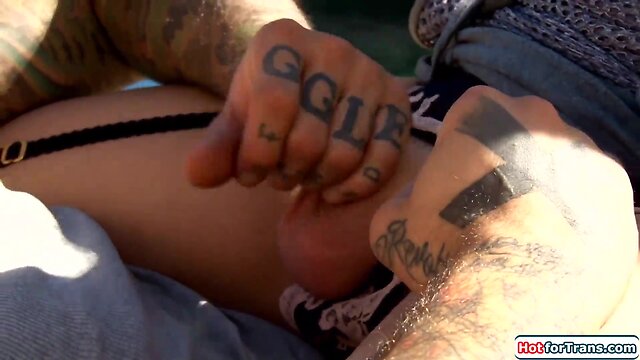 Trans gf aubrey kate outdoor anal