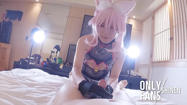 Cosplayers sexual encounter with friend