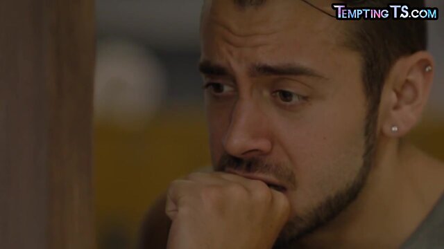 Or womanebony shemale with big cock barebacked in locker room