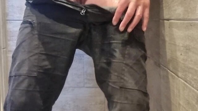 Pee shower ejaculation