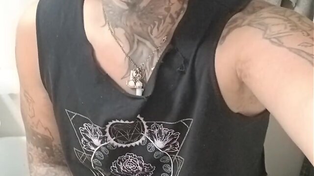 Chloe the star trans erupts lady cum with masturbation and huge dildo.