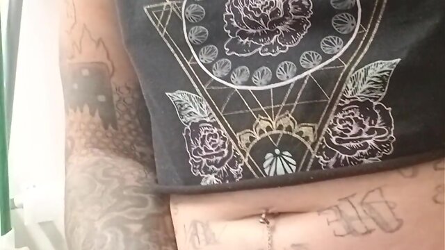 Chloe the star trans erupts lady cum with masturbation and huge dildo.