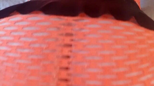 Sissy boy twerking in plaid sexy bodysuit