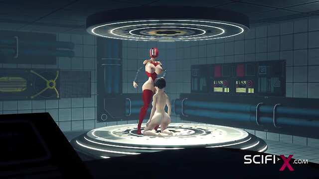 Secret slut android fucks busty woman hard