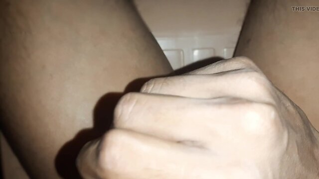 Ts daella masturbating and pov cumming close-up