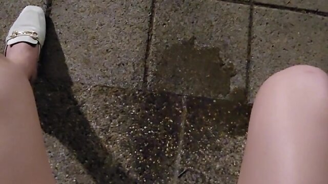 Outdoor pee compilation featuring shemale ting-xuan