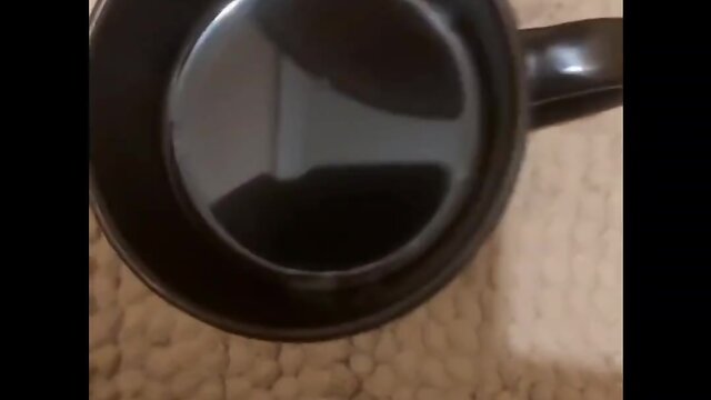 My little school dress clip with deleted scenes: hot coffee and cum tasting