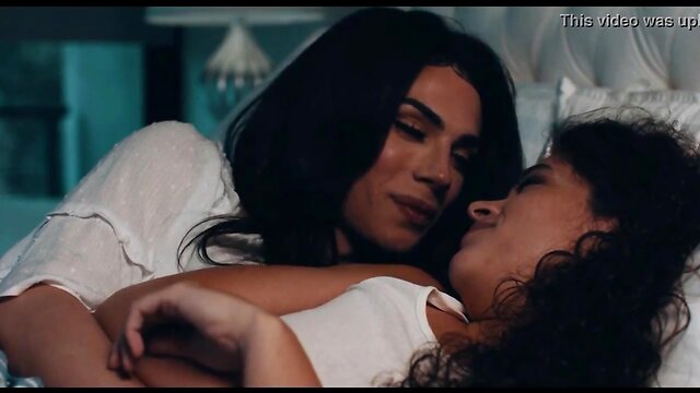 Transgender person engages in intimate activity with female