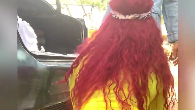 Sneaky outdoor rendezvous