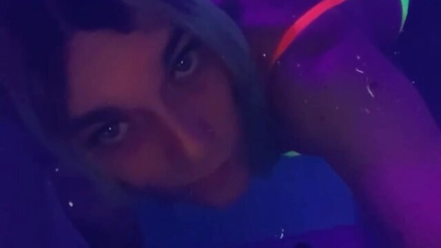 Party lingerie slut look