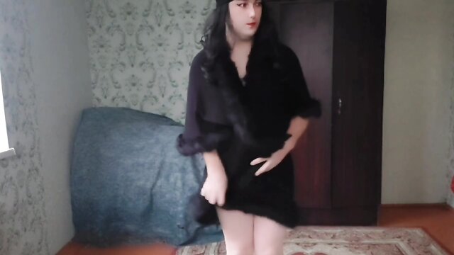 Sexy celebrity dress hot ladyboy, beautiful crossdresser, cute shemale, sissy femboy, and kitty