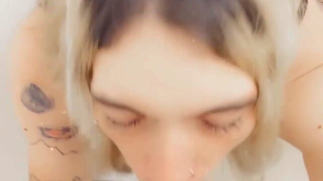 Cheetah print bikini-loving adult enjoys cock