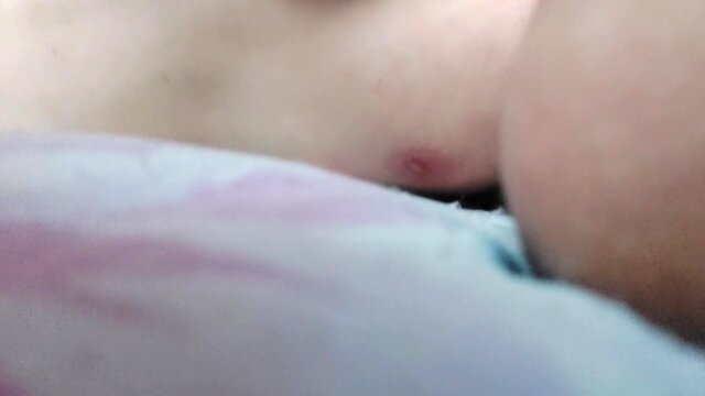 Big natural ladyboy shemale self sucking breasts