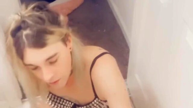 Chastity-clad woman opens up for fulfilling fucking