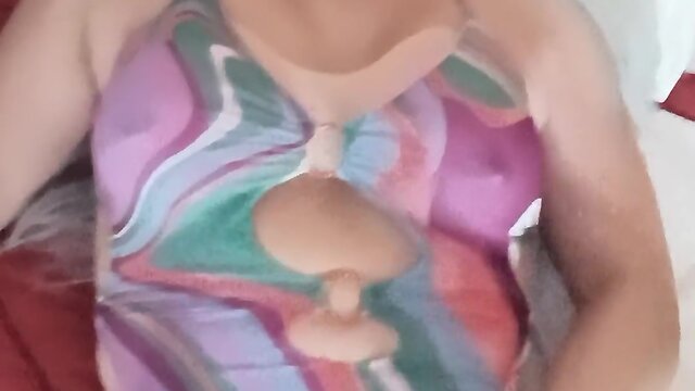 Cumming for you in bed - mature cd excitement