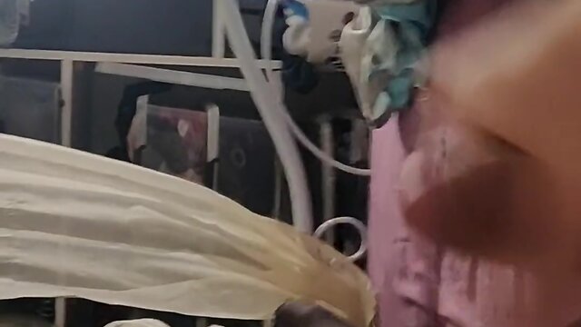 Hana moon enjoys solo self-facial scene