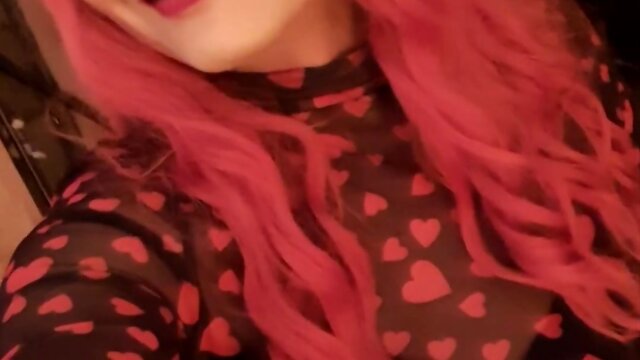 The scarlet-haired lass