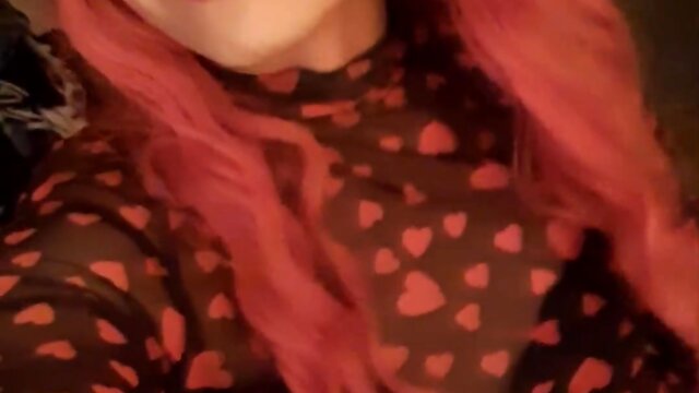 The scarlet-haired lass