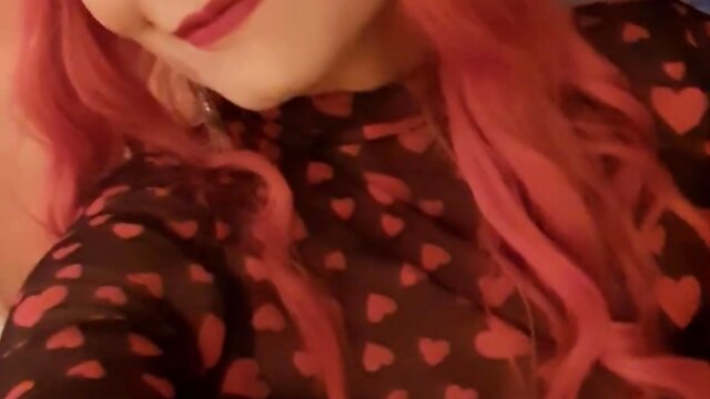 The scarlet-haired lass