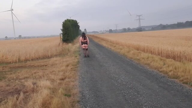 Mini skirt and babydoll style