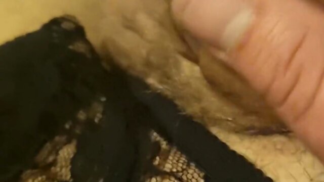 Sissy panties and a tiny cock: pre-cum and cum finale with alicia smallz