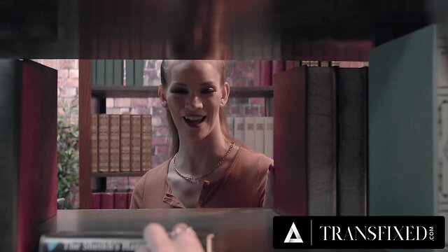 Transfixed: ariel demure and erin everheart engage in risky public library sex, caught in the act!