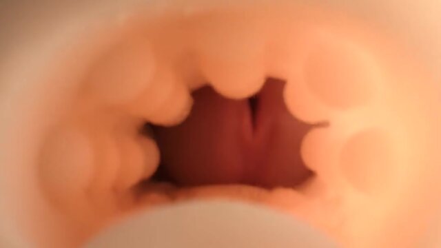 Inside my fleshlight: a pov experience of cumming