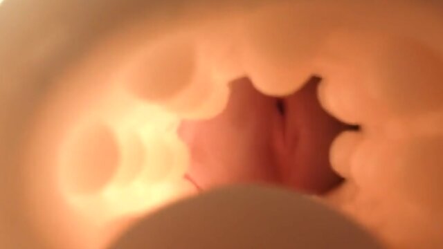 Inside my fleshlight: a pov experience of cumming