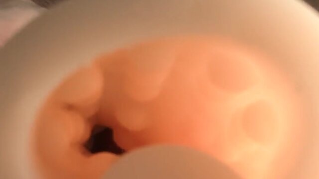 Inside my fleshlight: a pov experience of cumming