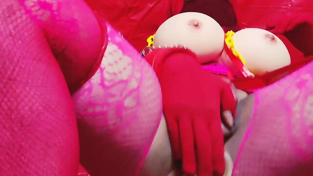 Elisyahijabdolls intense dildo action: hot anal play