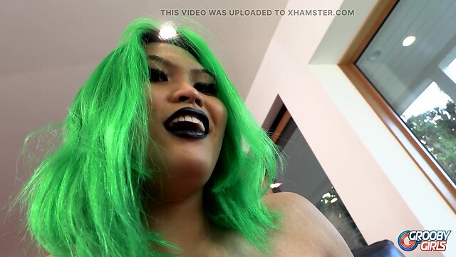 Meet the divine genesis green on groobygirls