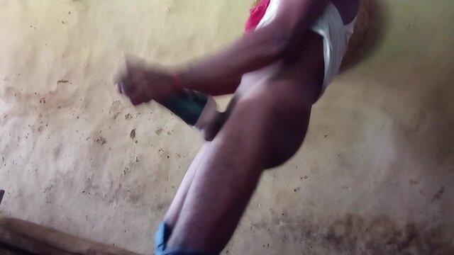 Taking off my dress in a peaceful morning