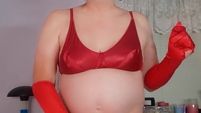 Exploring pleasure: satin masturbation and butt plug