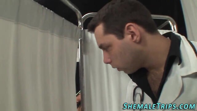 Trans woman takes control: anal penetration with male partner