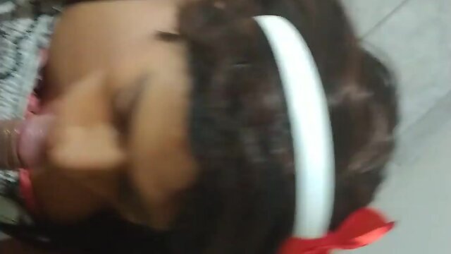 Young trans girl devours it all and enjoys being spit on.