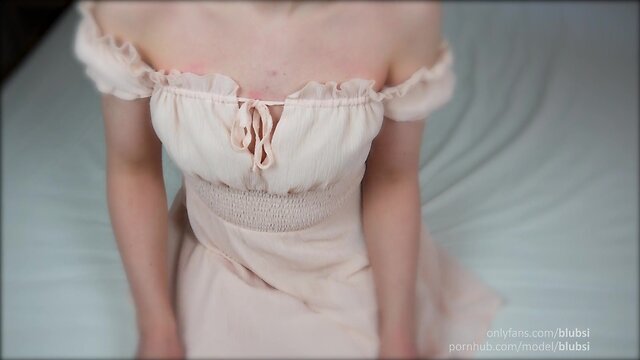 Choosing my adorable outfit with her help