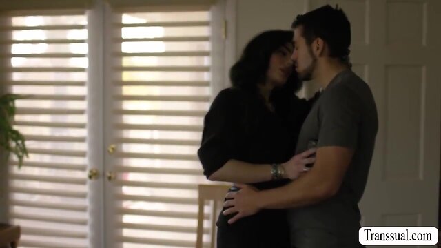 Ex-boyfriend gives bareback to stunning ts.