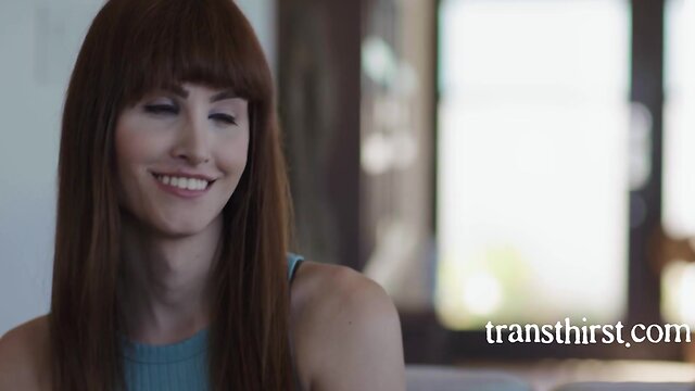 Stepmom explores new territory with trans stepdaughter in intimate encounter