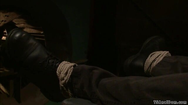 Black transgender woman has anal sex with caucasian man