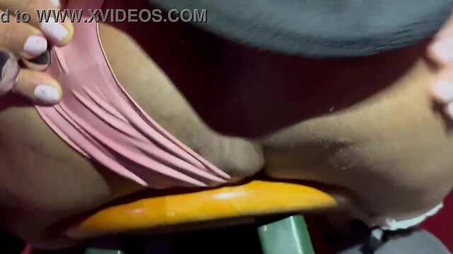 T girl with a big booty showing off her perfect butt.