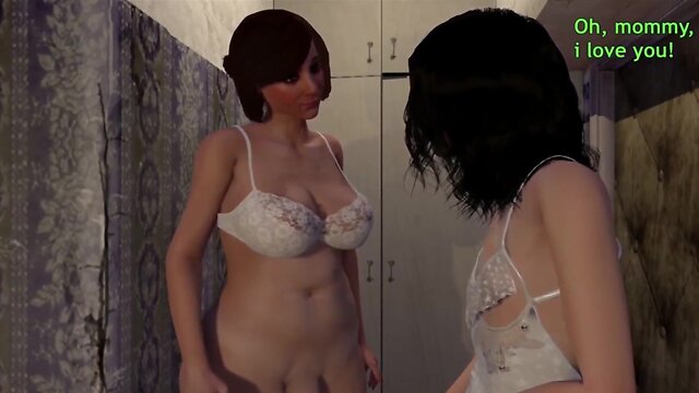 Seduced by a shemale: a 3d animation sissy transformation with a big booty twist