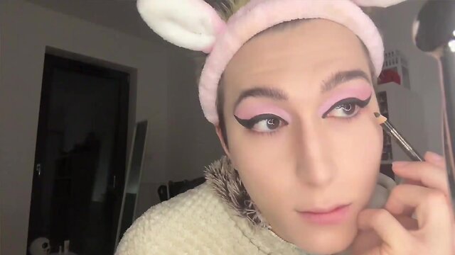 Stepdad convinces sissy son to transform and gets intimate