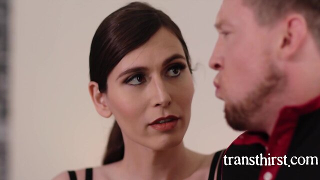 Transgender girlfriend gets revenge on cheating boyfriend (trans on male)