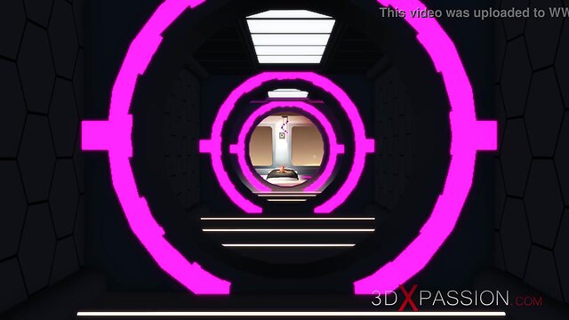 Intense 3d shemale action in a space station with a horny partner