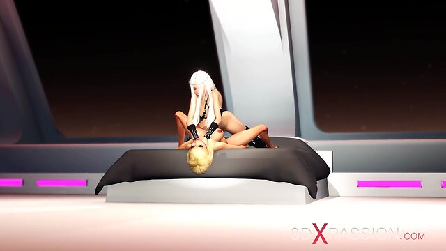 Intense 3d shemale action in a space station with a horny partner