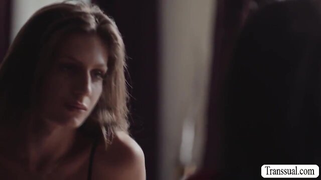 Stepmom with tattoos gets ravished by transgender stepteen