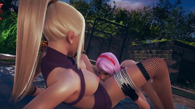 3d sakura and ino have sex