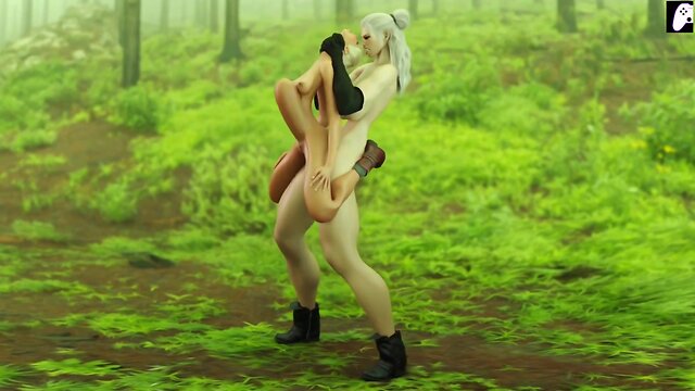 3 futanari girls with massive penises penetrate and cum in 4k 3dx nixah