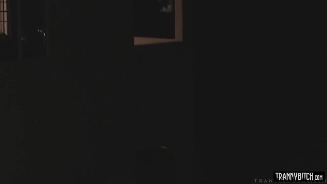 Incredible anal action with slim tranny khloe kay